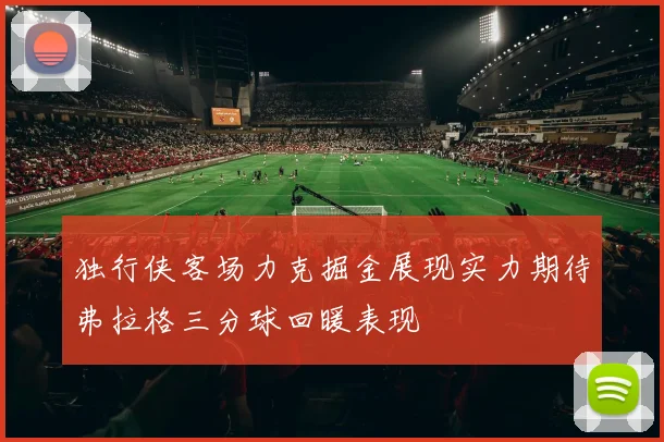 独行侠客场力克掘金展现实力期待弗拉格三分球回暖表现